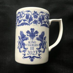 King Charles III Coronation Mug Spode Collection2023 NIB and M&S Union Jack Flag
